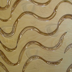 Waves Carved Wall Art