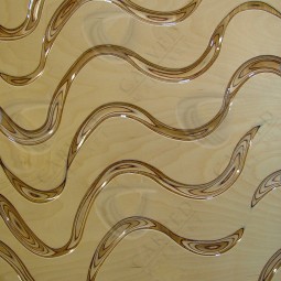 Waves Carved Wall Art