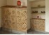 Garden Room Doors made with Oak Leaves Oak Veneer Carved Wall Art