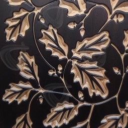 Oak Leaves MoKKa Carved Wall Art