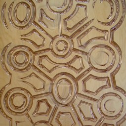 Krop Circles Carved Wall Art