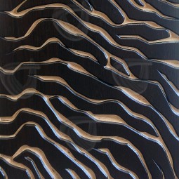 Tiger Stripes/Skin MoKKa Carved Wall Art