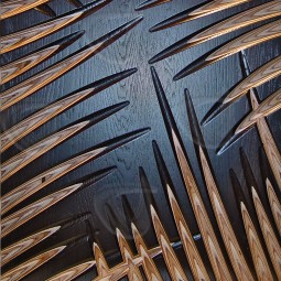 Palm Leaves MoKKa Carved Wall Art