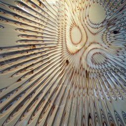 Sunburst V2 Carved Wall Art